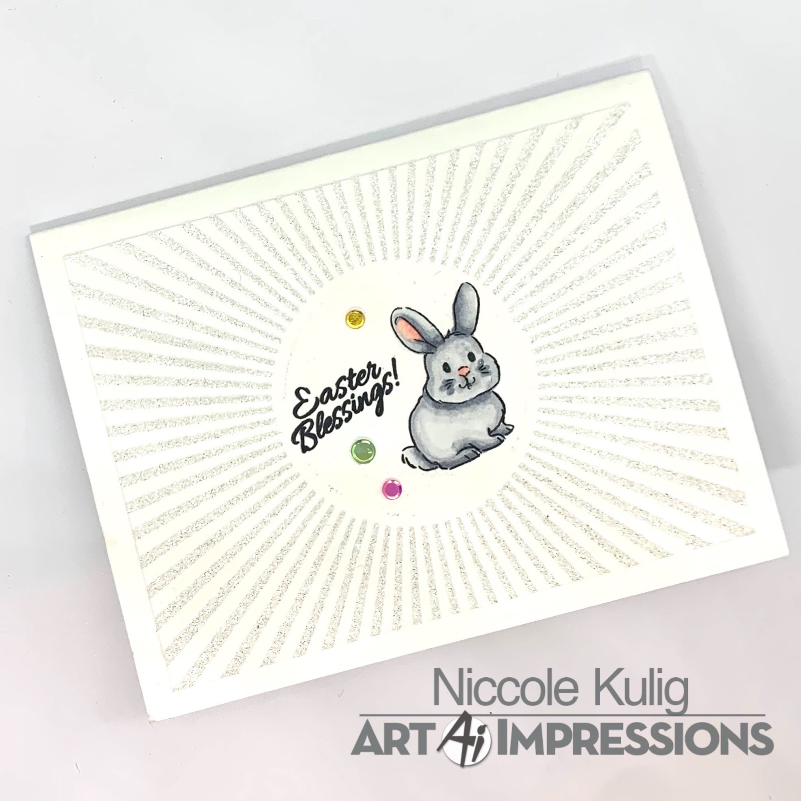 Kate Rabbit Art Impressions Easter Series Rubber Stamps Rabbits 