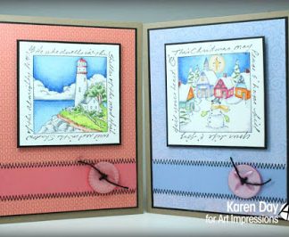M3184 - Christmas Village Window