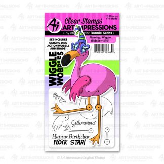 4955 - Flamingo Wiggle Wobble