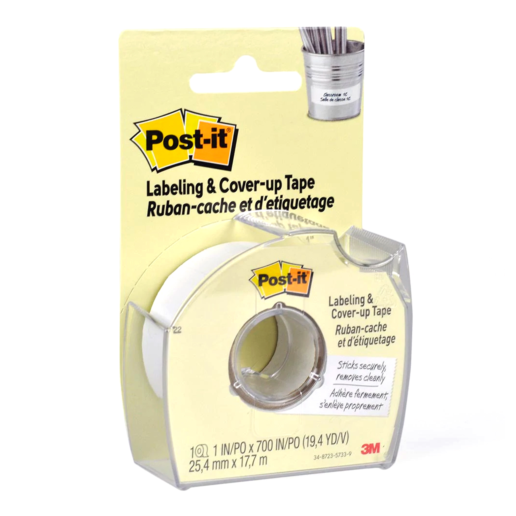 thumbnail image 2 of 3M Post-it Labeling & Cover-Up Tape – 1 In X 700 In – White LCU – 658 2 of 5
