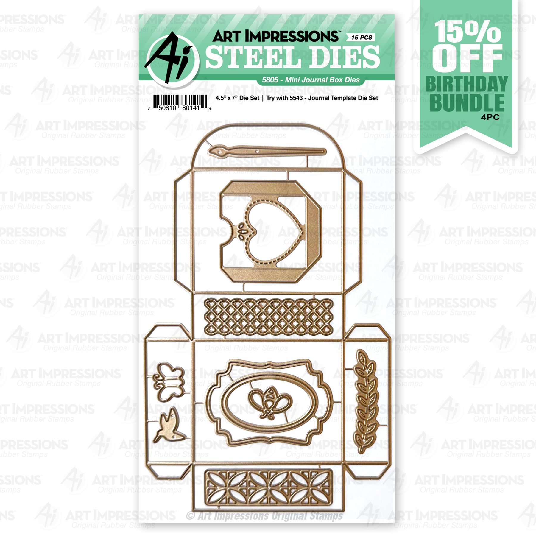 5805 - Mini Journal Box Dies