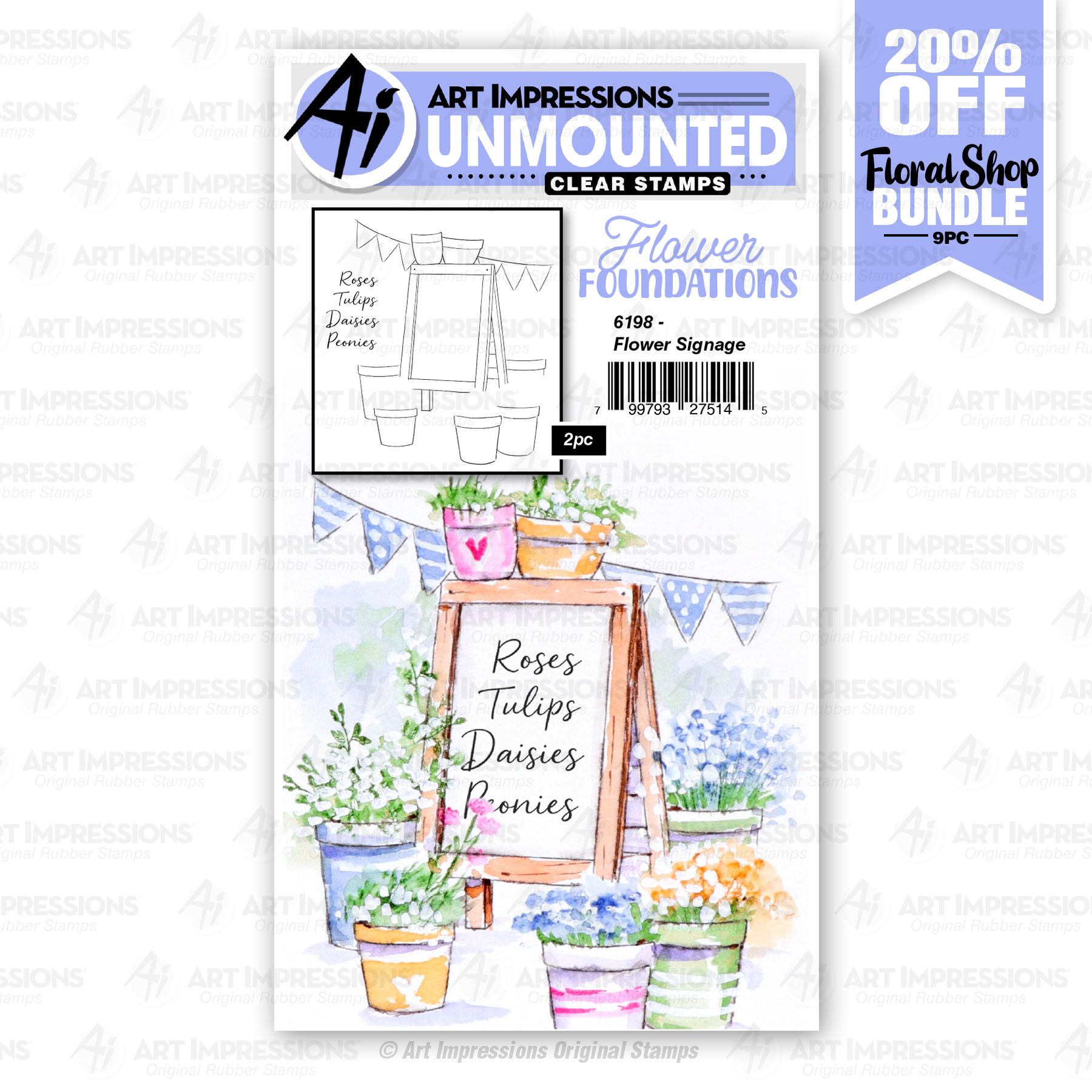 6198 - Flower Signage