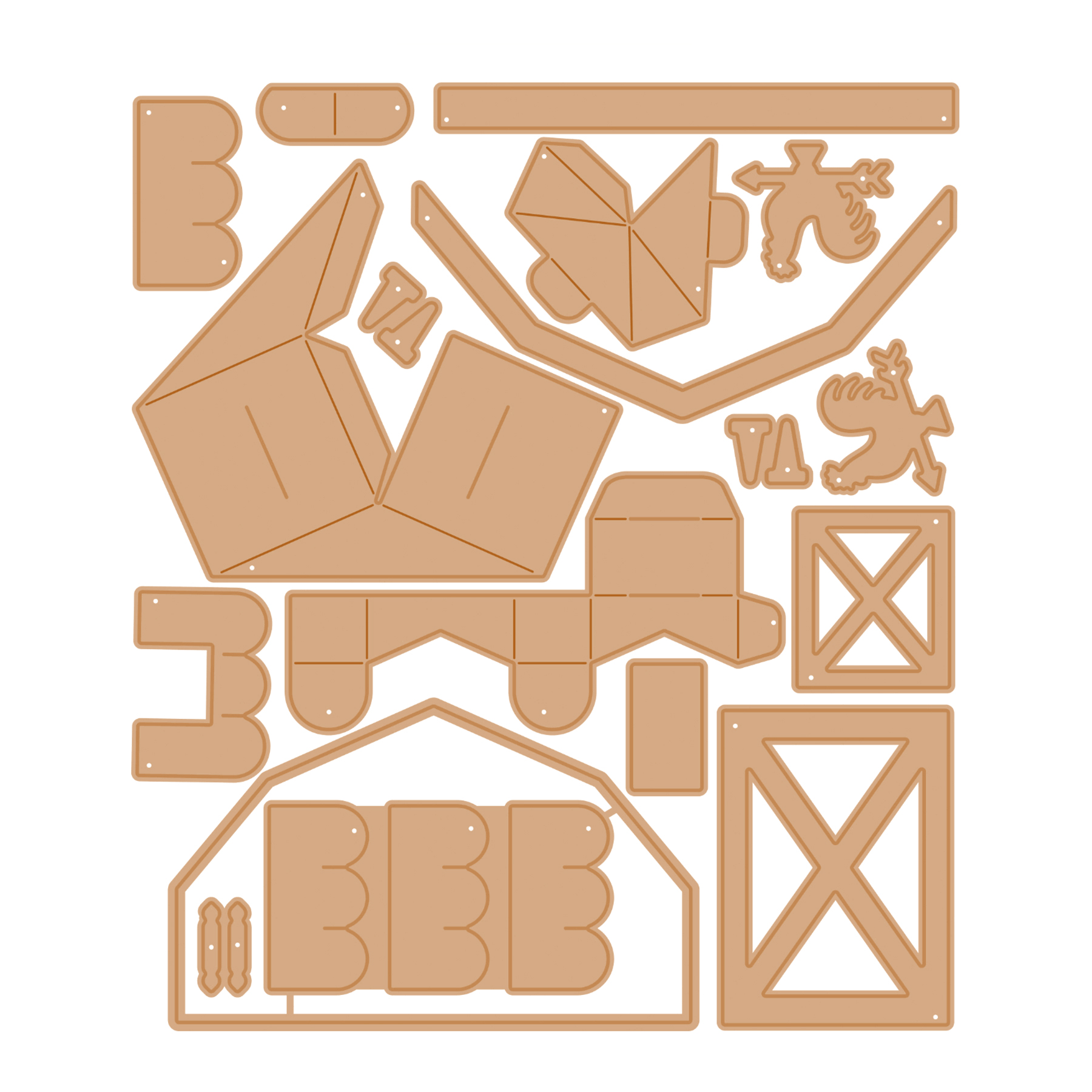 6244 - Country Barn Die Set - Image 3